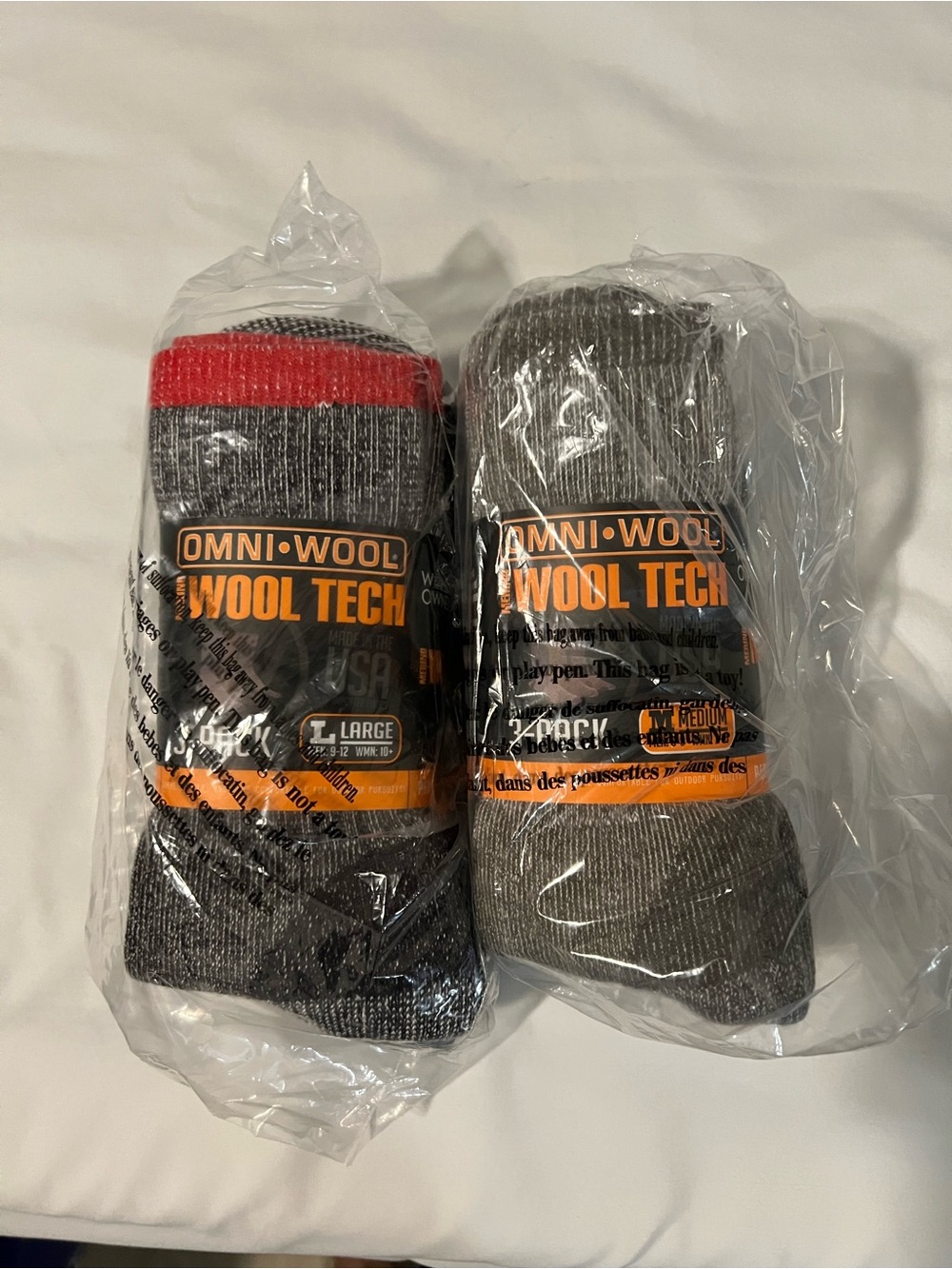 A LOT OF SIX Omni Wool Merino Wool Socks M and L